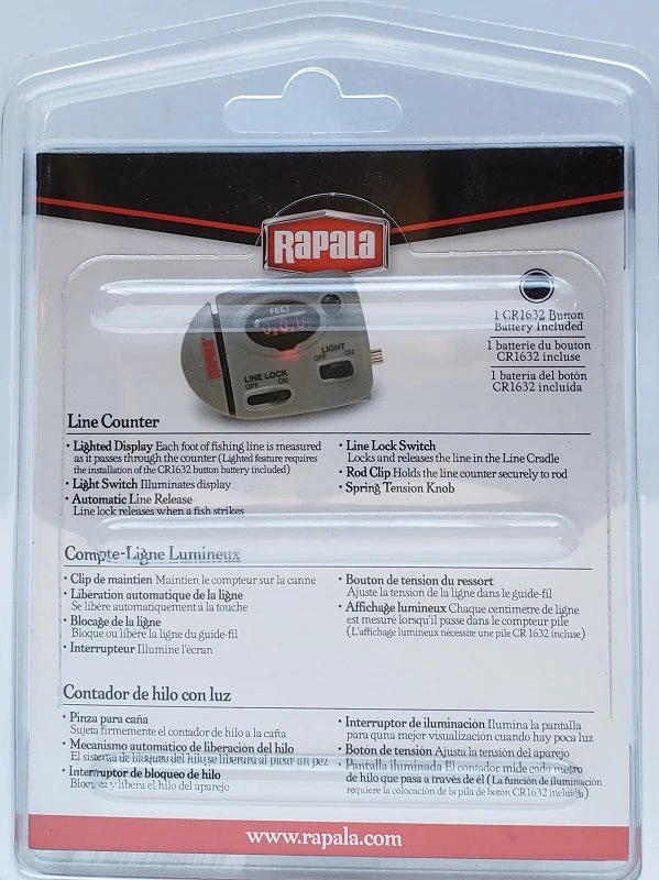 Rapala Lighted Line Counter RLLC Fishing Accessories 5 Rapala Lighted Line Counter RLLC Fishing Accessories