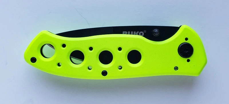 Ruko High Visibility Green Folding Knife RUK0075HG 4 Ruko High Visibility Green Folding Knife RUK0075HG