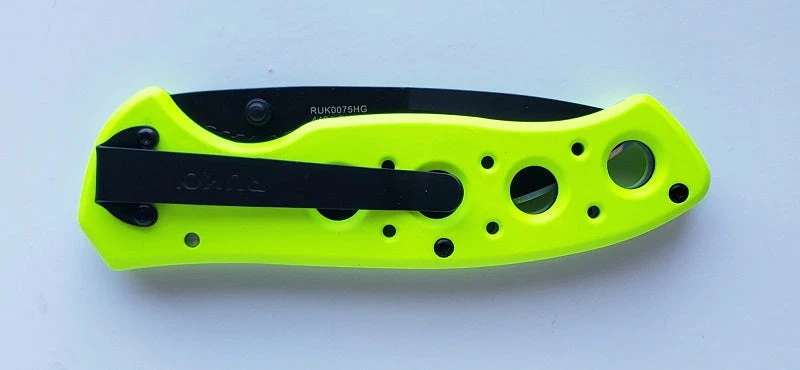Ruko High Visibility Green Folding Knife RUK0075HG 6 Ruko High Visibility Green Folding Knife RUK0075HG