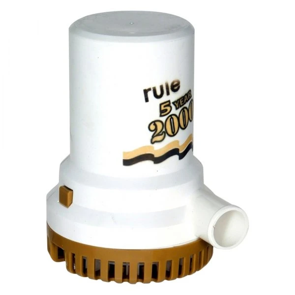 Rule 2000GPH/7570LPH Gold Series Bilge Pump Model 09 4 Rule 2000GPH/7570LPH Gold Series Bilge Pump Model 09