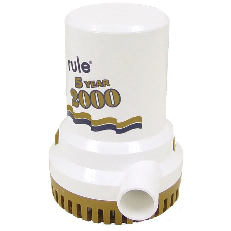 Rule 2000GPH/7570LPH Gold Series Bilge Pump Model 09 3 Rule 2000GPH/7570LPH Gold Series Bilge Pump Model 09