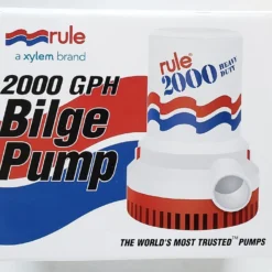 Rule 2000GPH Bilge Pump Model 10-6UL Marine