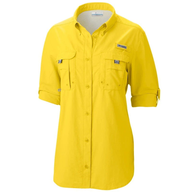 Columbia Sportswear Columbia Women's PFG Bahama™ Long Sleeve FW7314 Yellow Plus Size Columbia Sportswear Columbia Women's PFG Bahama™ Long Sleeve FW7314 Yellow Plus Size