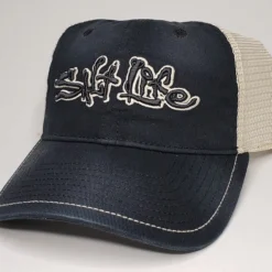 Salt Life Stance Comfort Twill Hat Black SLM291 Men's Caps & Visors