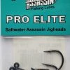 Hooks/Jig Heads Saltwater Assassin Pro Elite Jigheads Black 1/16oz 3ct PEJ16014 2 Hooks/Jig Heads Saltwater Assassin Pro Elite Jigheads Black 1/16oz 3ct PEJ16014