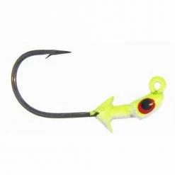 Saltwater Assassin Pro Elite Jigheads Chartreuse 1/16oz 3ct PEJ16005 Hooks/Jig Heads