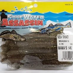 SaltWater Assassin Sea Shad Mama's 14K 4" 10pk Lures & Bait