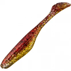 SaltWater Assassin Sea Shad Red/Gold Shiner 4" 10pk