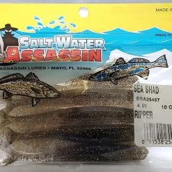 SaltWater Assassin Sea Shad Ripper 4" 10pk Lures & Bait