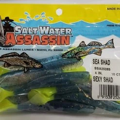 SaltWater Assassin Sea Shad Sexy Shad 4" 10pk