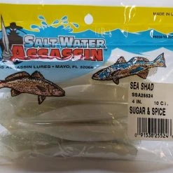 SaltWater Assassin Sea Shad Sugar & Spice 4" 10pk