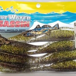 Lures & Bait SaltWater Assassin Shad Mississippi Hippie 5" 8pk 3 Lures & Bait SaltWater Assassin Shad Mississippi Hippie 5