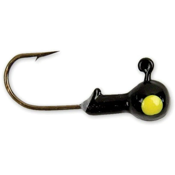 Hooks/Jig Heads Sea Striker Got-Cha Round Jig Heads Black 1/8oz 10pk Hooks/Jig Heads Sea Striker Got-Cha Round Jig Heads Black 1/8oz 10pk