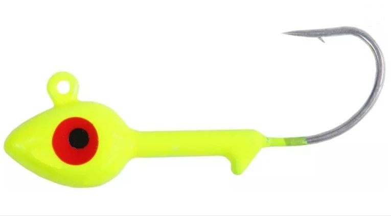 Sea Striker Got-Cha Jig Heads Chartreuse 1/8oz 10pk 3 Sea Striker Got-Cha Jig Heads Chartreuse 1/8oz 10pk