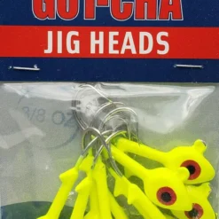 Sea Striker Got-Cha Jig Heads Chartreuse 3/8oz 10pk