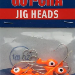 Sea Striker Got-Cha Jig Heads Orange 1/8oz 10pk Hooks/Jig Heads