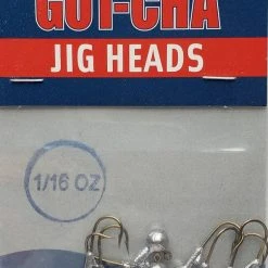 Hooks/Jig Heads Sea Striker Got-Cha Round Jig Heads Unpainted 1/16oz 10pk