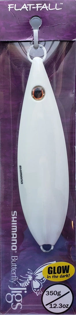 Shimano Flat-Fall Butterfly Jigs Super Glow BFLFF350SG Lures & Bait Shimano Flat-Fall Butterfly Jigs Super Glow BFLFF350SG Lures & Bait