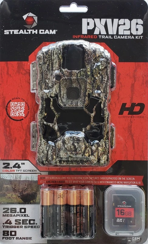 Stealth Cam Prevue 26 Infrared Trail Camera Kit PXV26 3 Stealth Cam Prevue 26 Infrared Trail Camera Kit PXV26