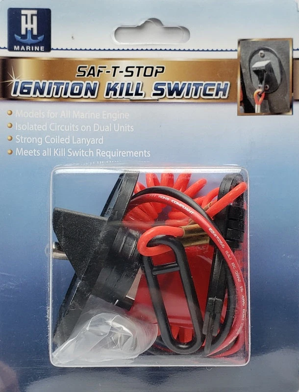 T-H Marine Saf-T-Stop Ignition Kill Switch KS-1-DP T-H Marine Saf-T-Stop Ignition Kill Switch KS-1-DP