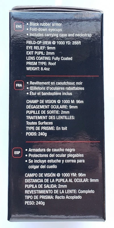 Tasco Essentials 12x25 Binocular Black 178125 Beach & Pool 10 Tasco Essentials 12x25 Binocular Black 178125 Beach & Pool