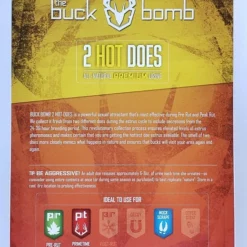 Game Scents & Covers The Buck Bomb 2 Hot Does With Wicks 4oz 200038