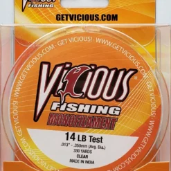 Line/Leaders Vicious Monofilament Fishing Line 14lb 330yds VMCL14