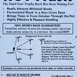 Game Scents & Covers Wildlife Research Hot-Musk 1oz 300