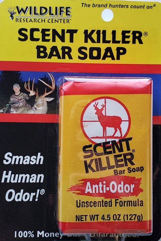 Hunting Wildlife Research Scent Killer Bar Soap Anti-Odor Unscented 4.5oz 541 3 Hunting Wildlife Research Scent Killer Bar Soap Anti-Odor Unscented 4.5oz 541