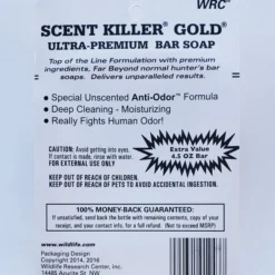 Wildlife Research Scent Killer Gold Bar Soap 4.5oz 1243 Hunting