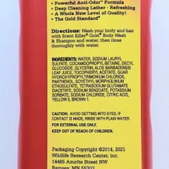 Wildlife Research Scent Killer Gold Body Wash & Shampoo 24oz 1241 Hunting