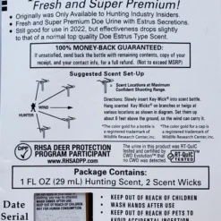 Wildlife Research Special Golden Estrus 1oz 405 6 Wildlife Research Special Golden Estrus 1oz 405