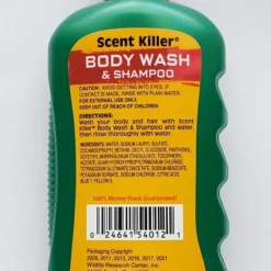 Wildlife Research Super Charged Scent Killer Body Wash Shampoo 12oz 540-12