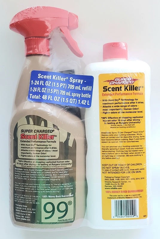 Wildlife Research Super Charged Scent Killer Combo Odorless 559 4 Wildlife Research Super Charged Scent Killer Combo Odorless 559