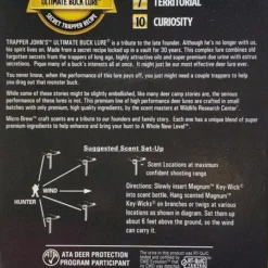 Wildlife Research Trapper John's Ultimate Buck Lure Scent 4oz 107