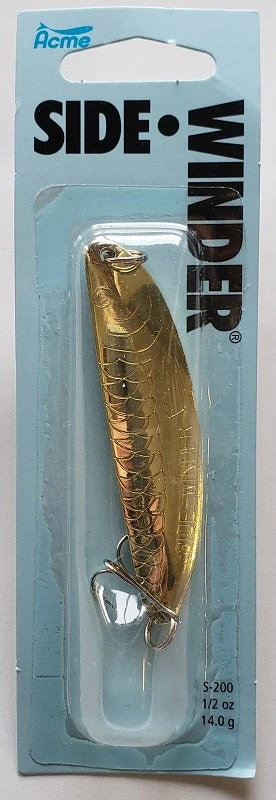 Lures & Bait Acme Sidewinder Spoon 1/2 Oz Gold S-200 Lures & Bait Acme Sidewinder Spoon 1/2 Oz Gold S-200