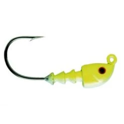 Hooks/Jig Heads Bass Assassin Flash Jighead Chartreuse 1/2oz 4pk
