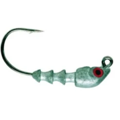 Bass Assassin Lead/Red Eye Jighead 1/16oz 4ct JA05001 Hooks/Jig Heads
