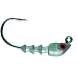 Bass Assassin Lead/Red Eye Jighead 1/4oz 4ct JA07001