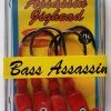Bass Assassin Red Jighead 1/16oz 4ct JA05002 2 Bass Assassin Red Jighead 1/16oz 4ct JA05002