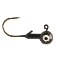 Eagle Claw Ball Head Jigs 1/8oz 10pk Black