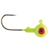 Hooks/Jig Heads Eagle Claw Ball Head Jigs 1/8oz 10pk Chartreuse SWBH18-3 1 Hooks/Jig Heads Eagle Claw Ball Head Jigs 1/8oz 10pk Chartreuse SWBH18-3