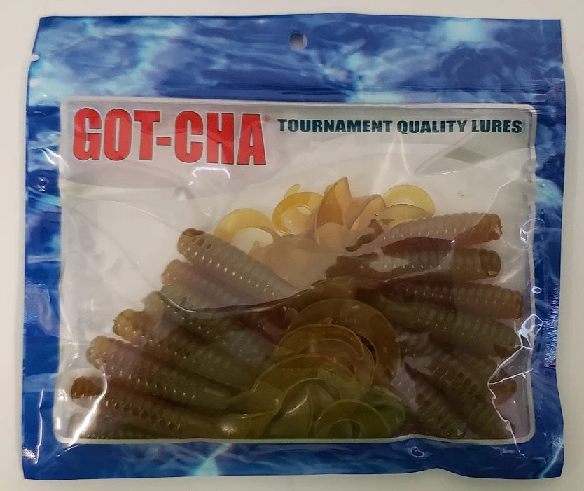 Sea Striker Got-Cha Curltail Grub Rootbeer 4" 20pk Lures & Bait Sea Striker Got-Cha Curltail Grub Rootbeer 4" 20pk Lures & Bait