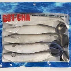 Lures & Bait Sea Striker Got-Cha Shad Pearl/Black 6
