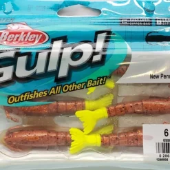 Berkley Gulp! Shrimp New Penny/Chartreuse 3