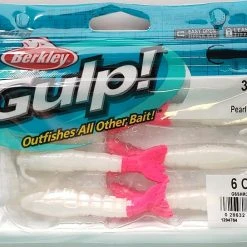 Berkley Gulp! Shrimp Pearl White/Pink 3" 6pk Lures & Bait