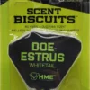 HME Products Hunting HME Scent Biscuit Doe Estrus Whitetail Scent 3 Pack HME-WAF-EST