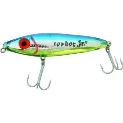 Lures & Bait MirrOlure Surface Walker Top Dog Jr. 84MR-CHBL