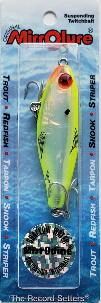 MirrOlure MirrOdine Suspending Twitchbait 17MR-CH 4 MirrOlure MirrOdine Suspending Twitchbait 17MR-CH