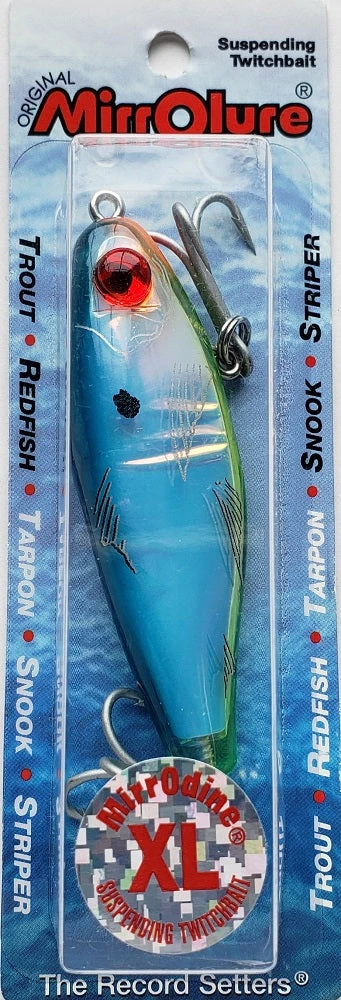 MirrOlure MirrOdine XL Suspending Twitchbait 27MR-CHBL Lures & Bait MirrOlure MirrOdine XL Suspending Twitchbait 27MR-CHBL Lures & Bait